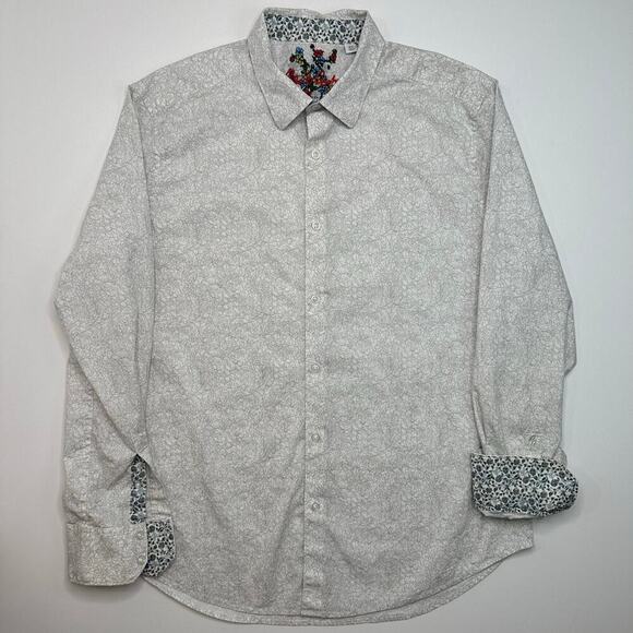 Robert Graham Button Front Shirt with Contrasting Cuffs - Picture 1 of 7